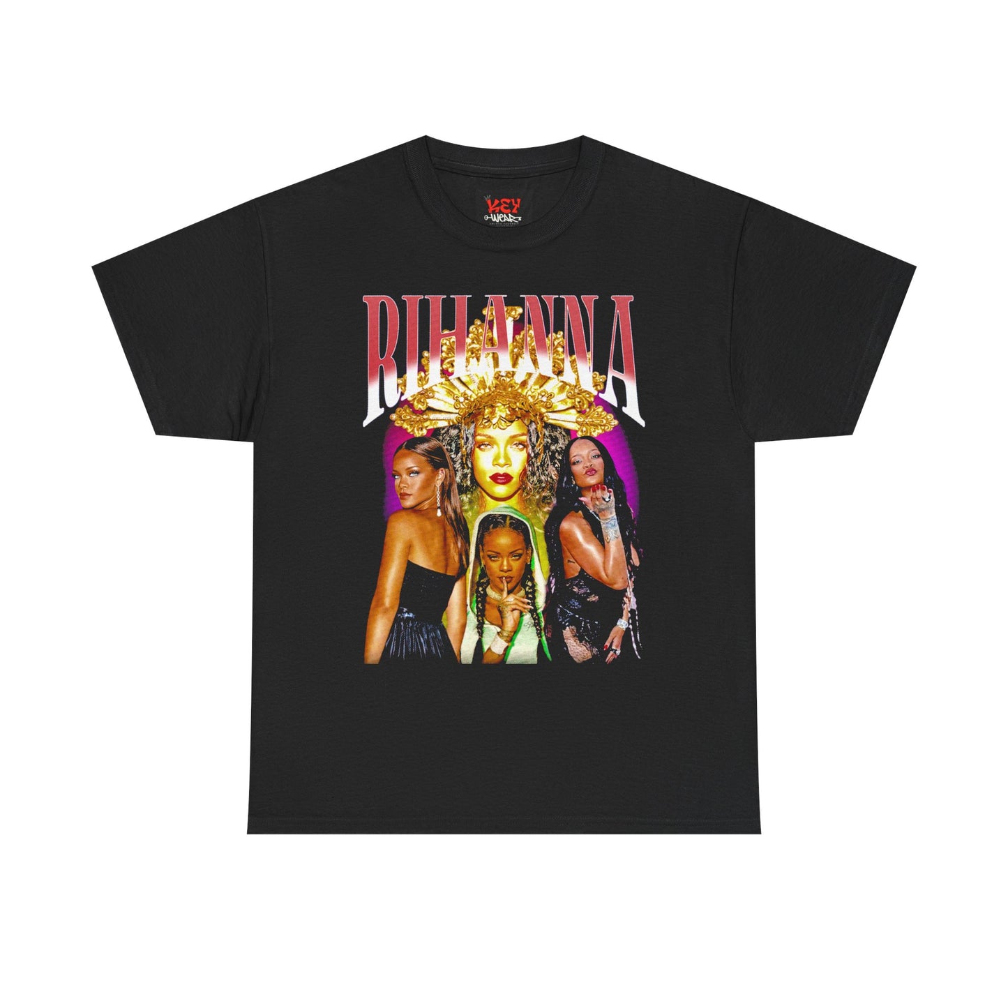 RiRi Graphic Tee — Retro Collage Music Icon Design