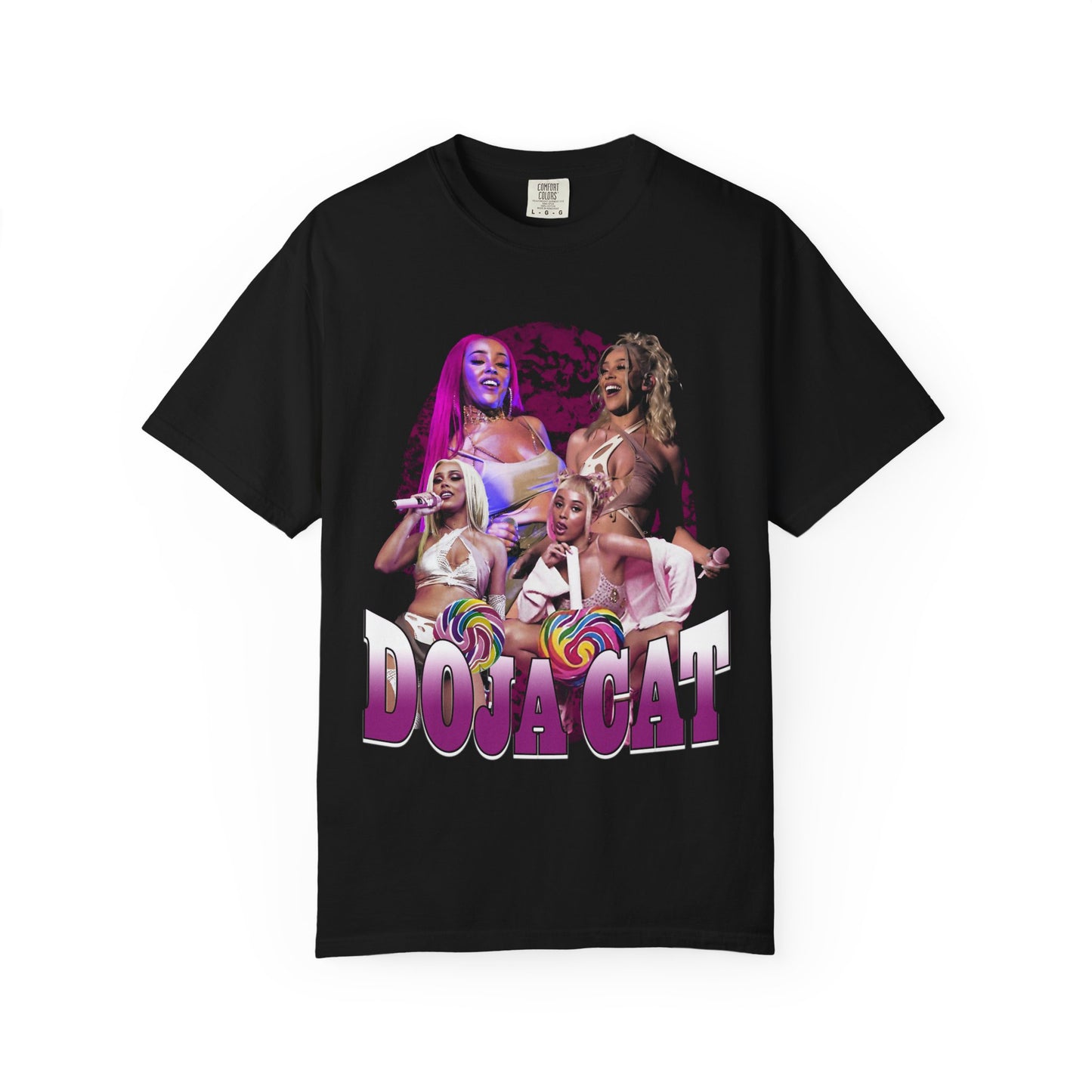 Doja Graphic T-Shirt — Pop Star Collage Tee