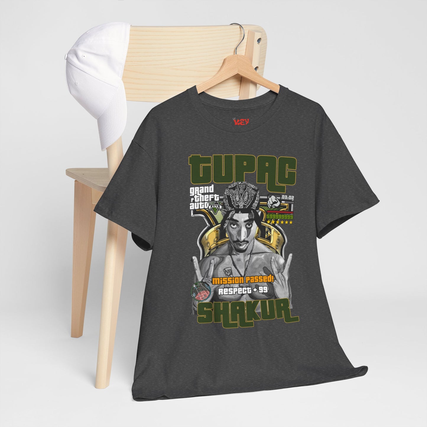 2pac Tribute Unisex Heavy Cotton Tee