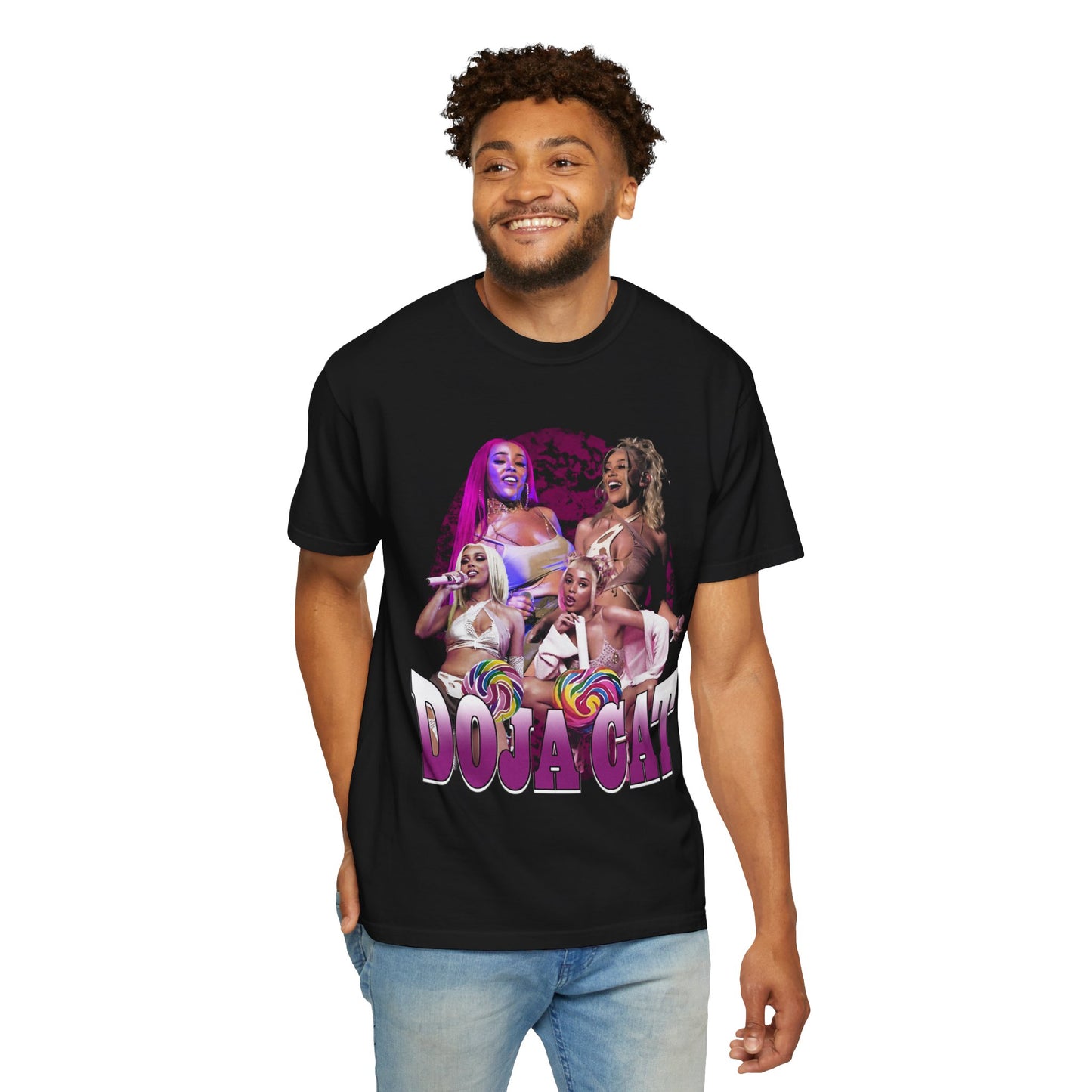Doja Graphic T-Shirt — Pop Star Collage Tee
