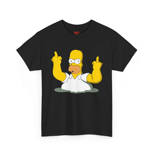 Homer Double Middle Fingers T-shirt