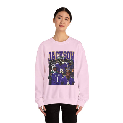 Lamar Jackson Graphic Crewneck Sweatshirt | Cozy Sports Apparel | Unisex Casual Wear | Perfect for Game Day, Gifts, Stylish & Comfy Sweatshirt