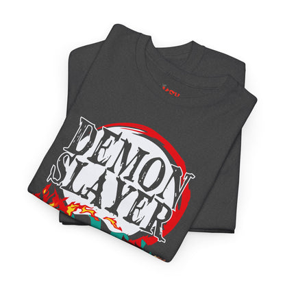 Demon Slayer Graphic Tee — Anime Flame Action Shirt