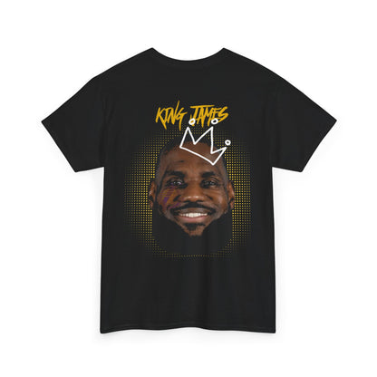 'King'  James Crown Face T-shirt