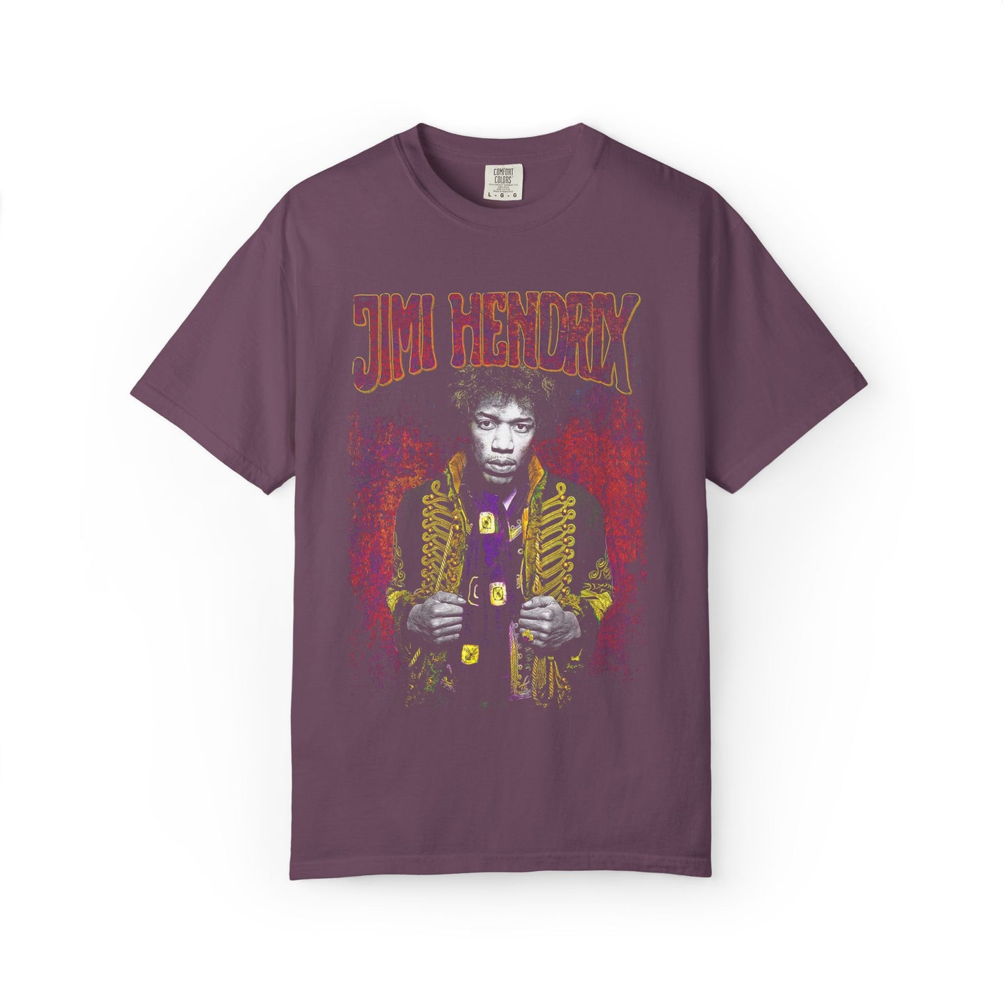 Jim Retro Rock Portrait T-Shirt — Vintage Psychedelic Band Graphic