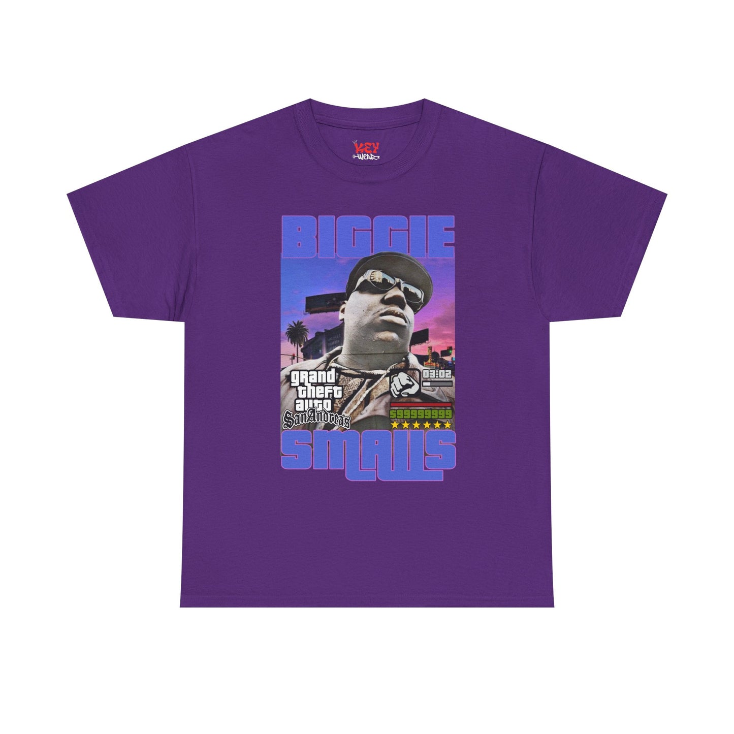 Biggie Tee — Retro Dragon Warrior Graphic T‑Shirt