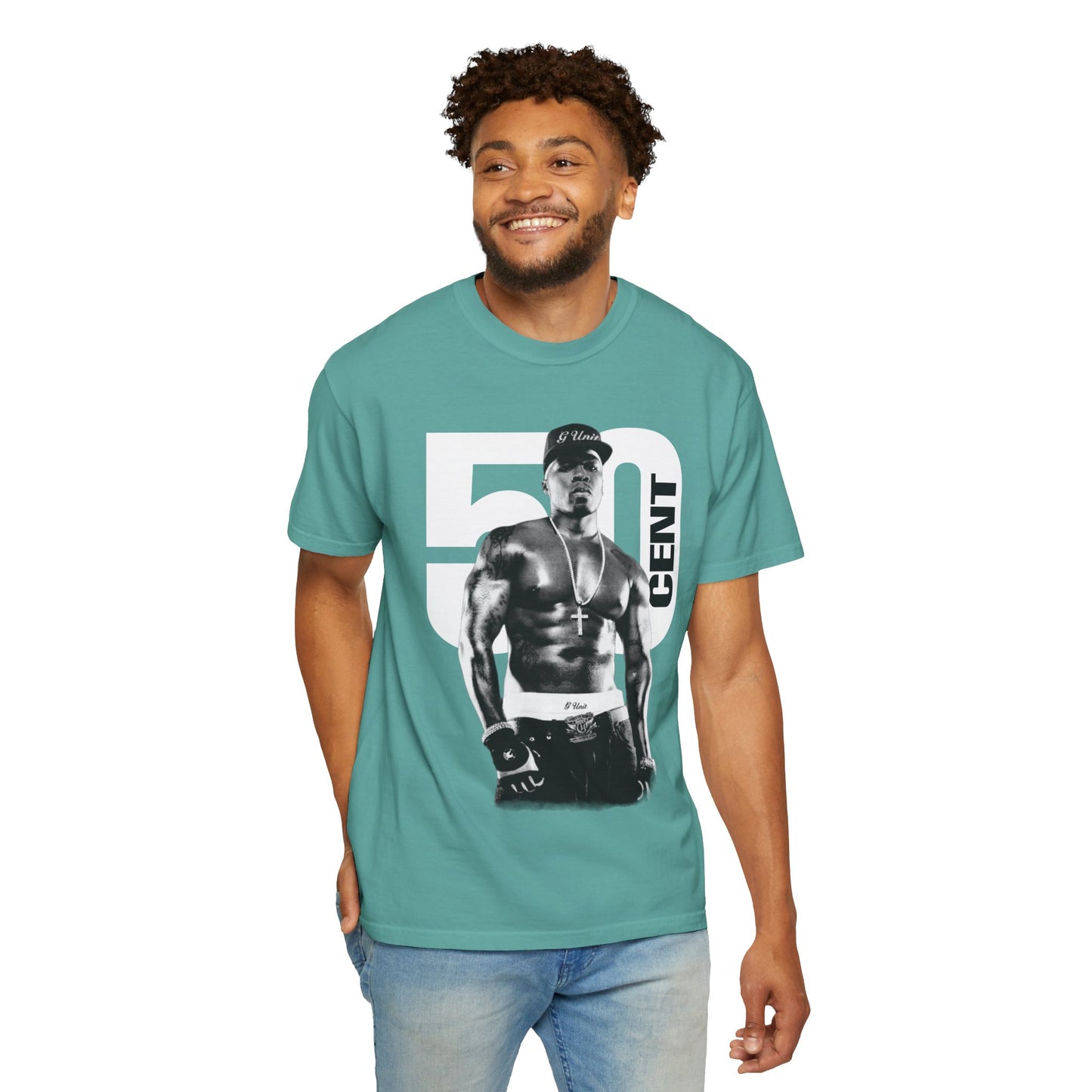 Retro 50 Cent Graphic T-shirt