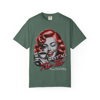 "I Want All The Tea" Retro T-shirt