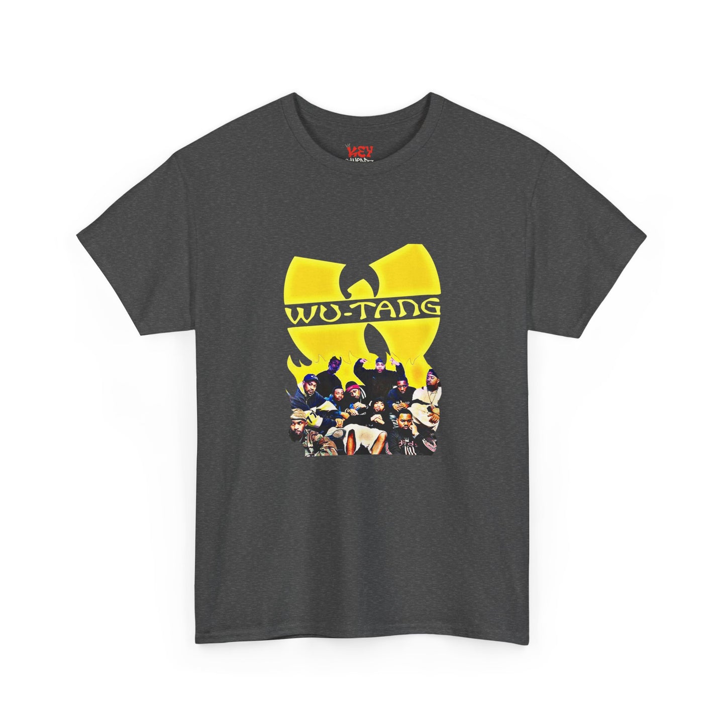 Wu-Tang Clan Logo Photo Tee — Yellow Icon Graphic T-Shirt