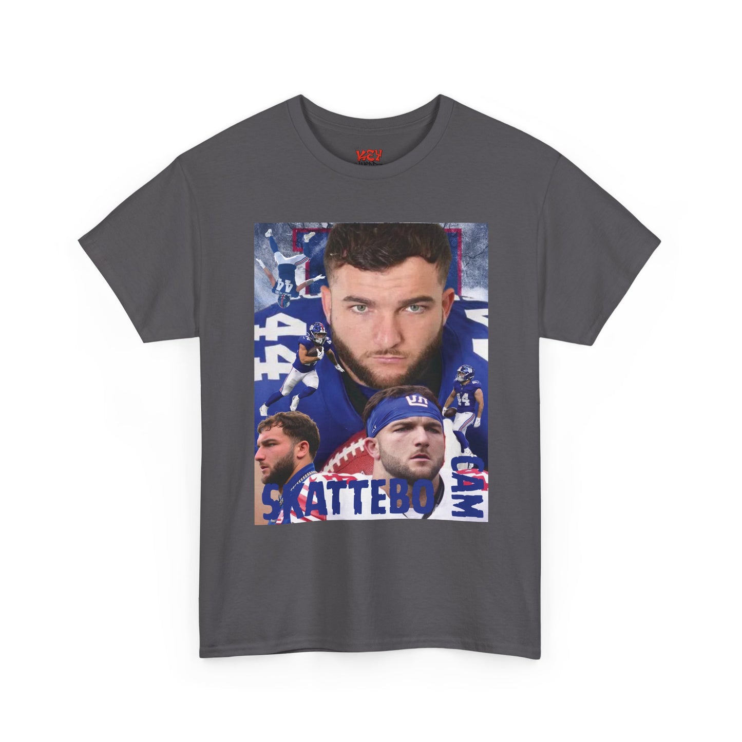 Skatebo Jam Graphic Tee — Retro Collage Skate Portrait T-Shirt