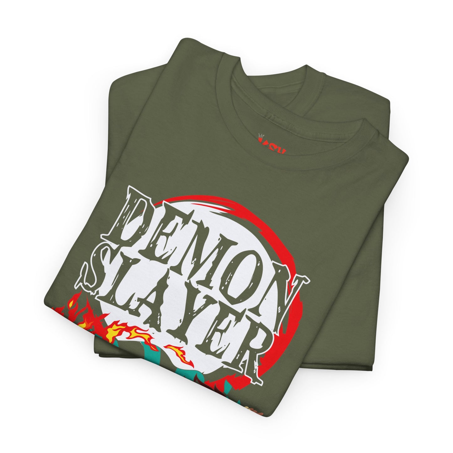 Demon Slayer Graphic Tee — Anime Flame Action Shirt