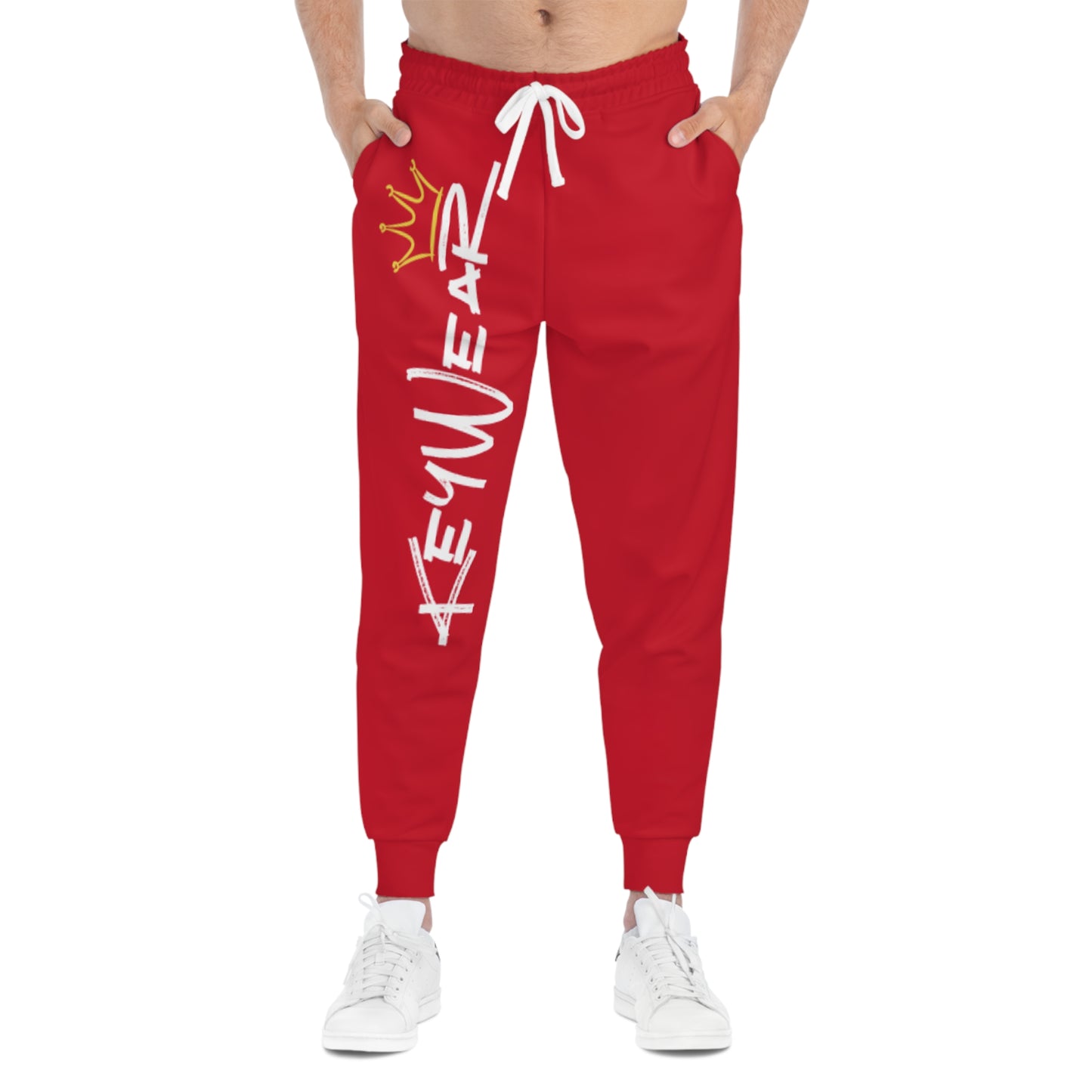 KeyWear Red Athletic Joggers