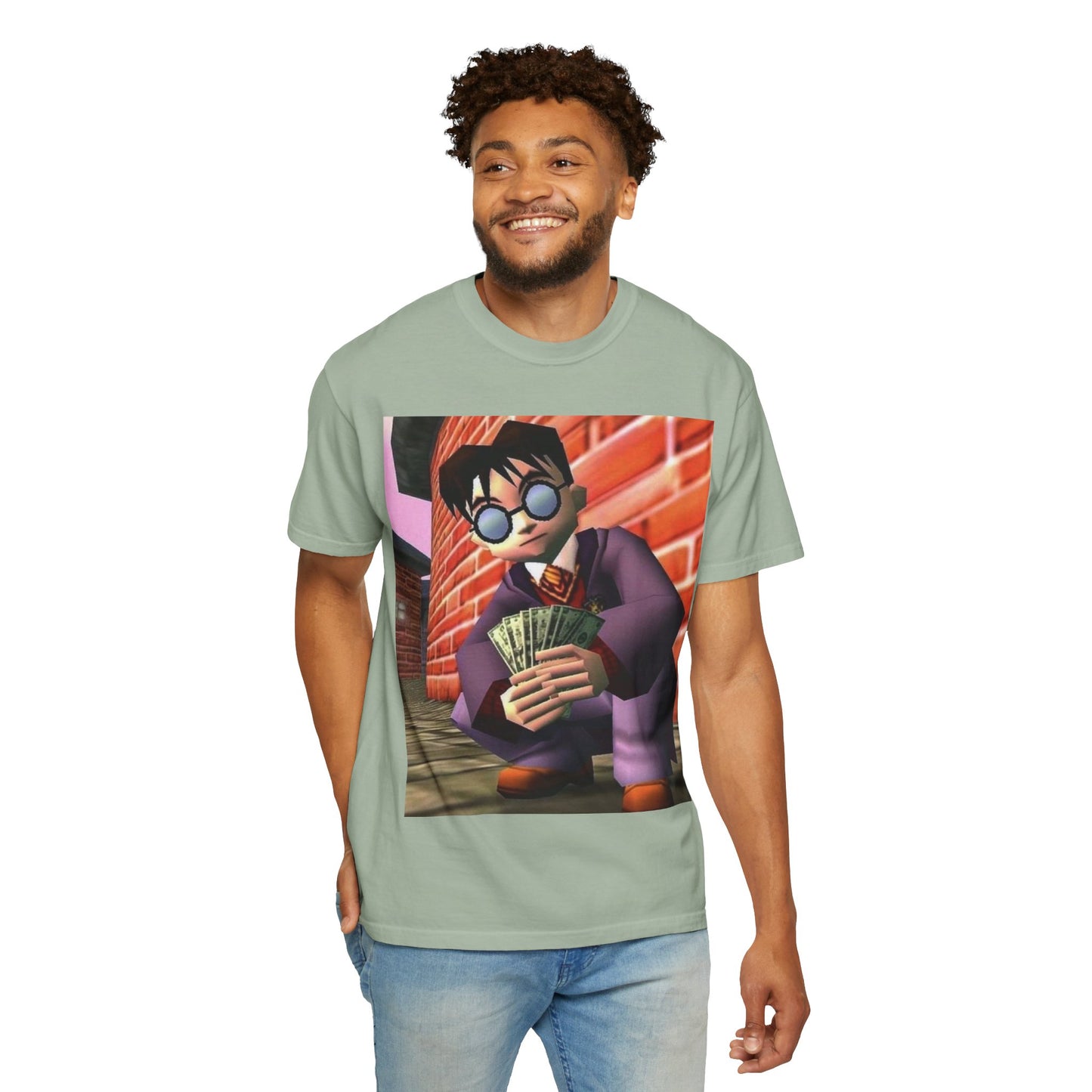 Harry Potter Retro Gamer Cash Graphic T-Shirt