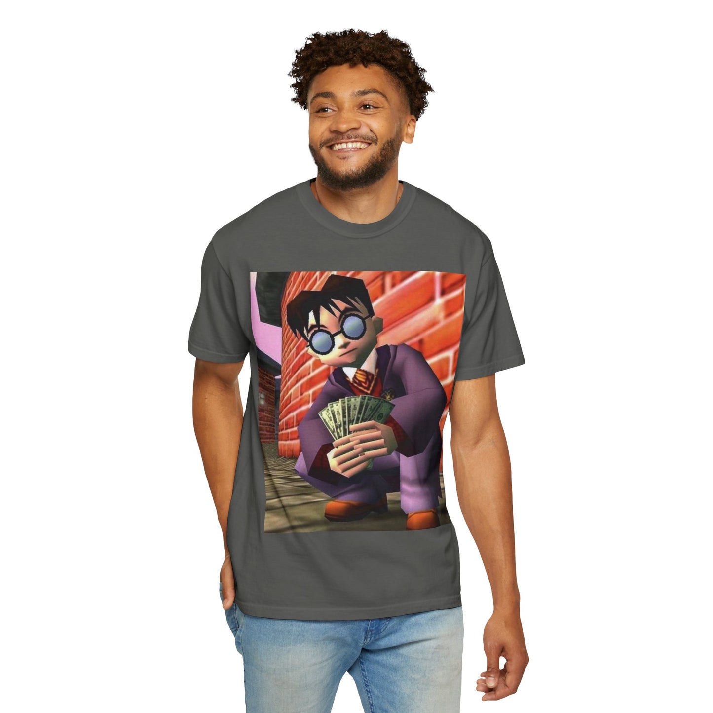 Harry Potter Retro Gamer Cash Graphic T-Shirt