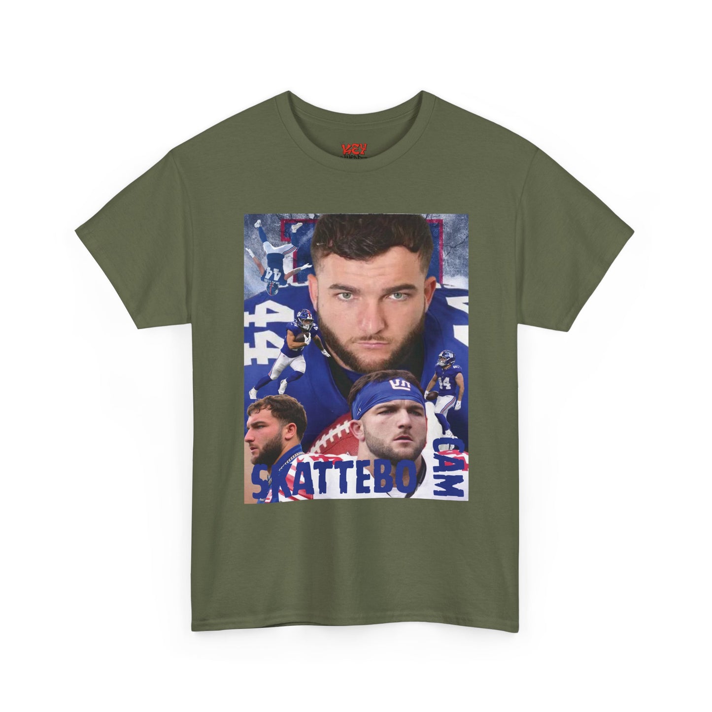 Skatebo Jam Graphic Tee — Retro Collage Skate Portrait T-Shirt