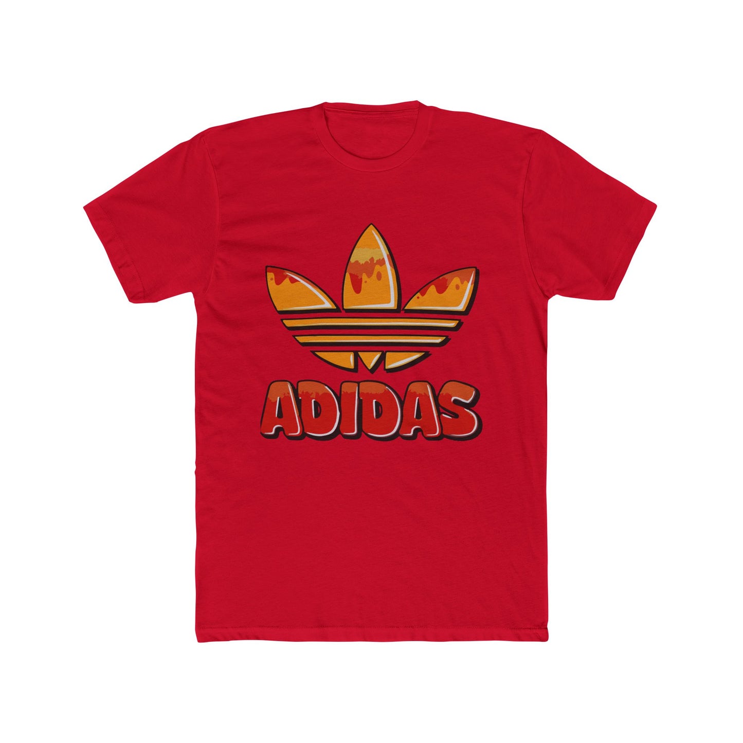 Vintage Flame Adidas Logo T-Shirt