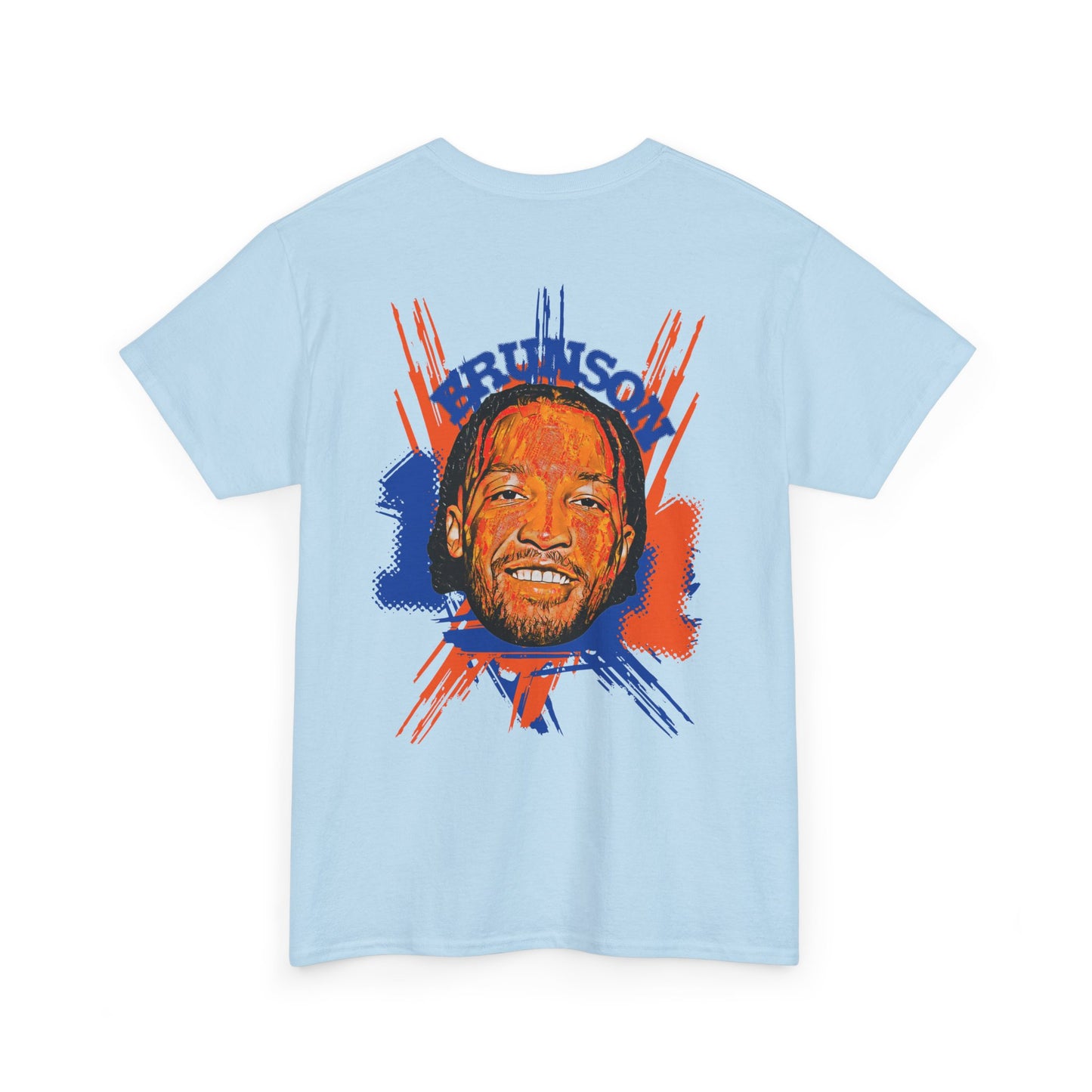 Brunson #11' Retro Portrait Basketball T-Shirt