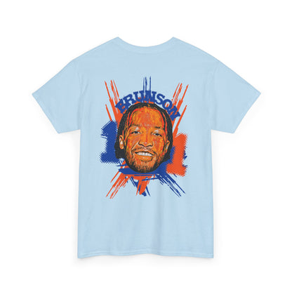 Brunson #11' Retro Portrait Basketball T-Shirt