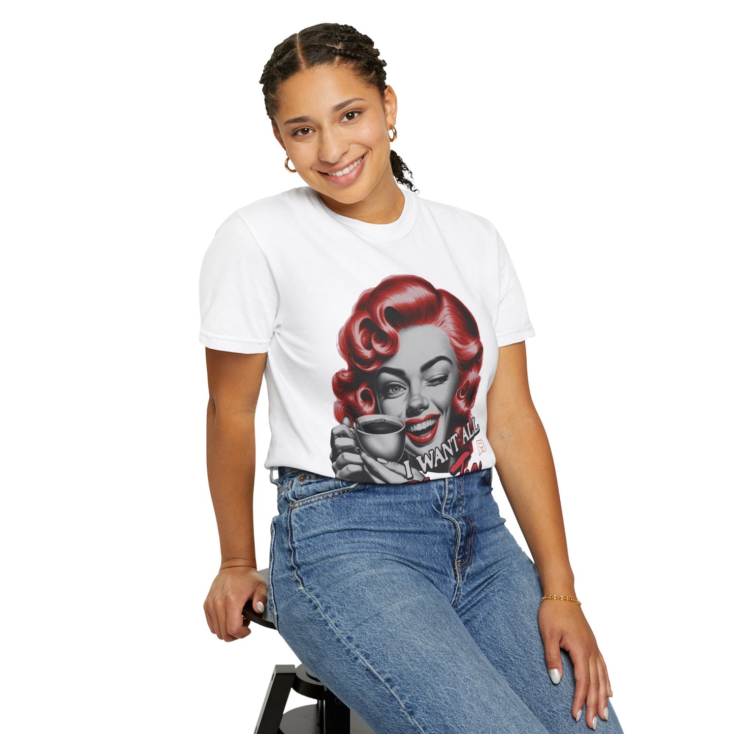 "I Want All The Tea" Retro T-shirt