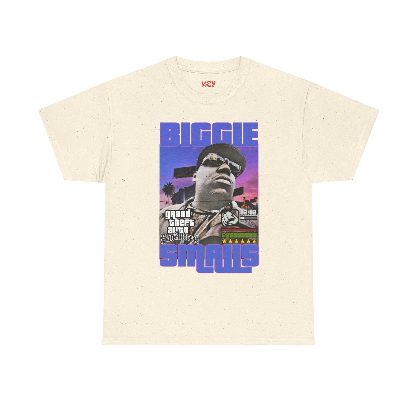Biggie Tee — Retro Dragon Warrior Graphic T‑Shirt