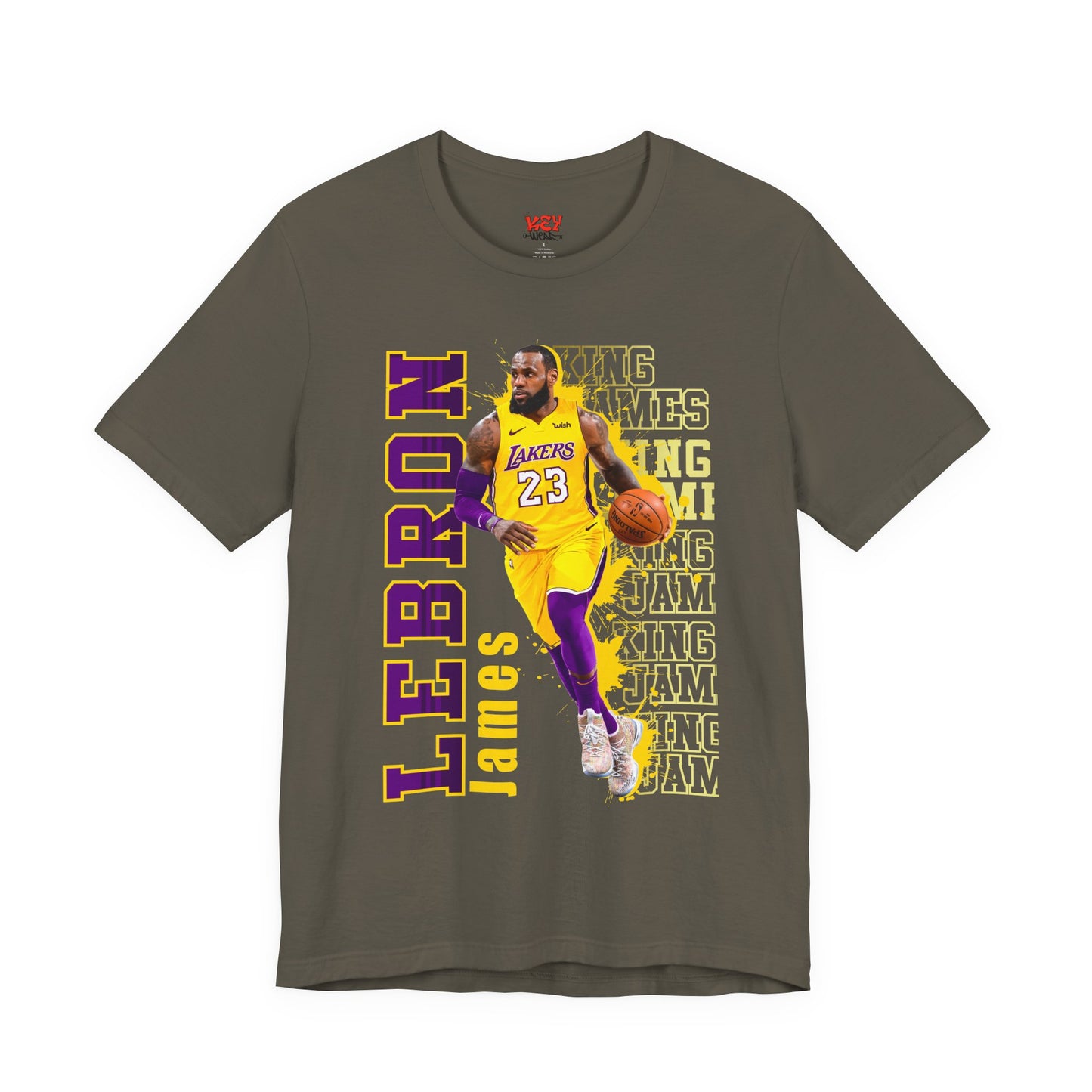 Lebron James Unisex Jersey Tee, Basketball Fan Shirt, Sports Apparel, Gift for Him, Casual Wear, Lakers Merchandise