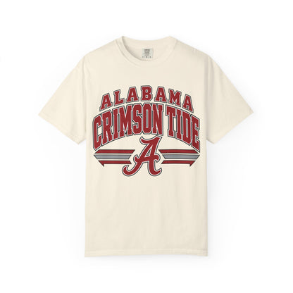 Alabama Crimson Tide Graphic T-Shirt — Vintage Collegiate Football Tee