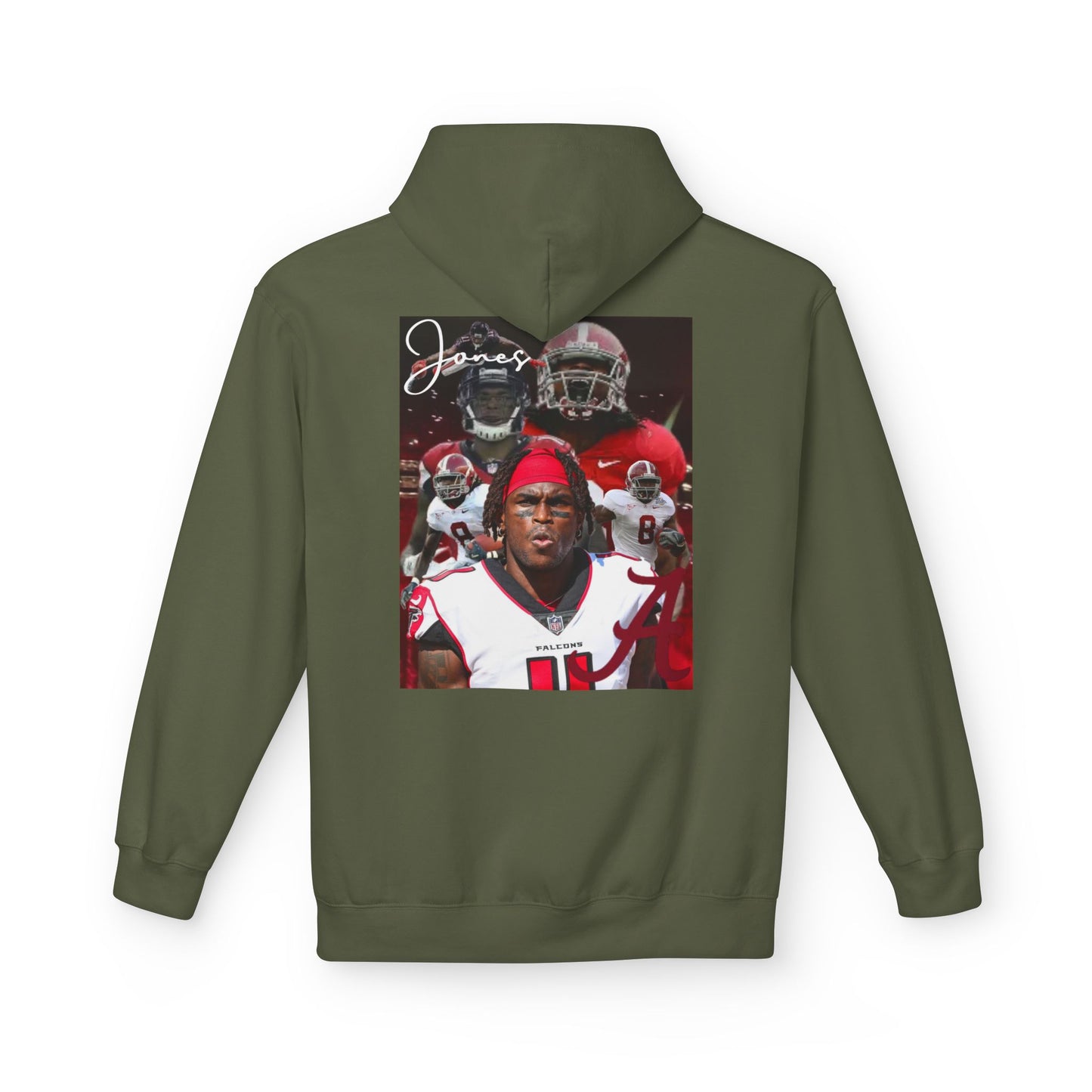 Julio Jones Custom Hoodie — 'Keywear' Signature Graphic Football Player Pullover