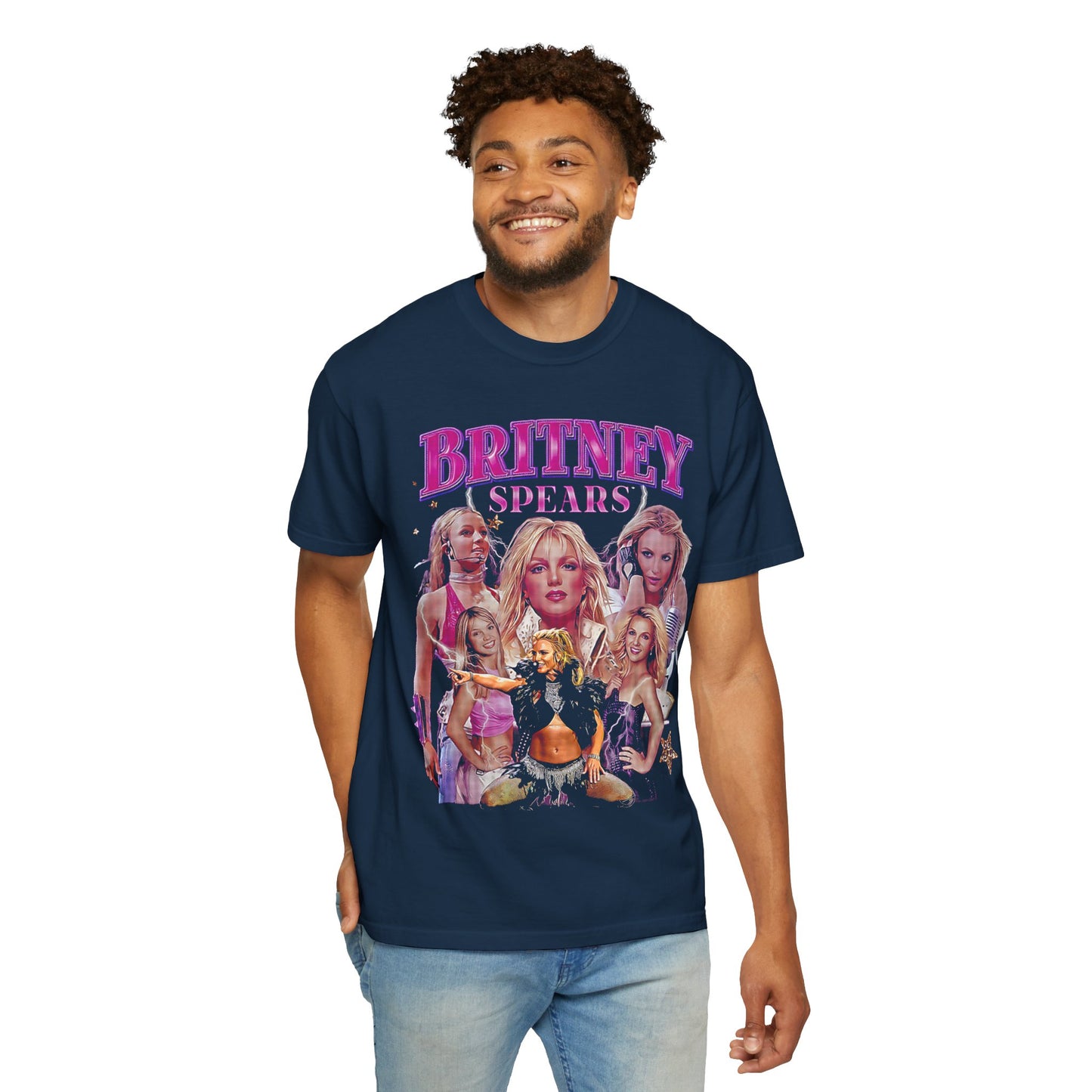 Britney Vintage Pop Star Collage T-Shirt