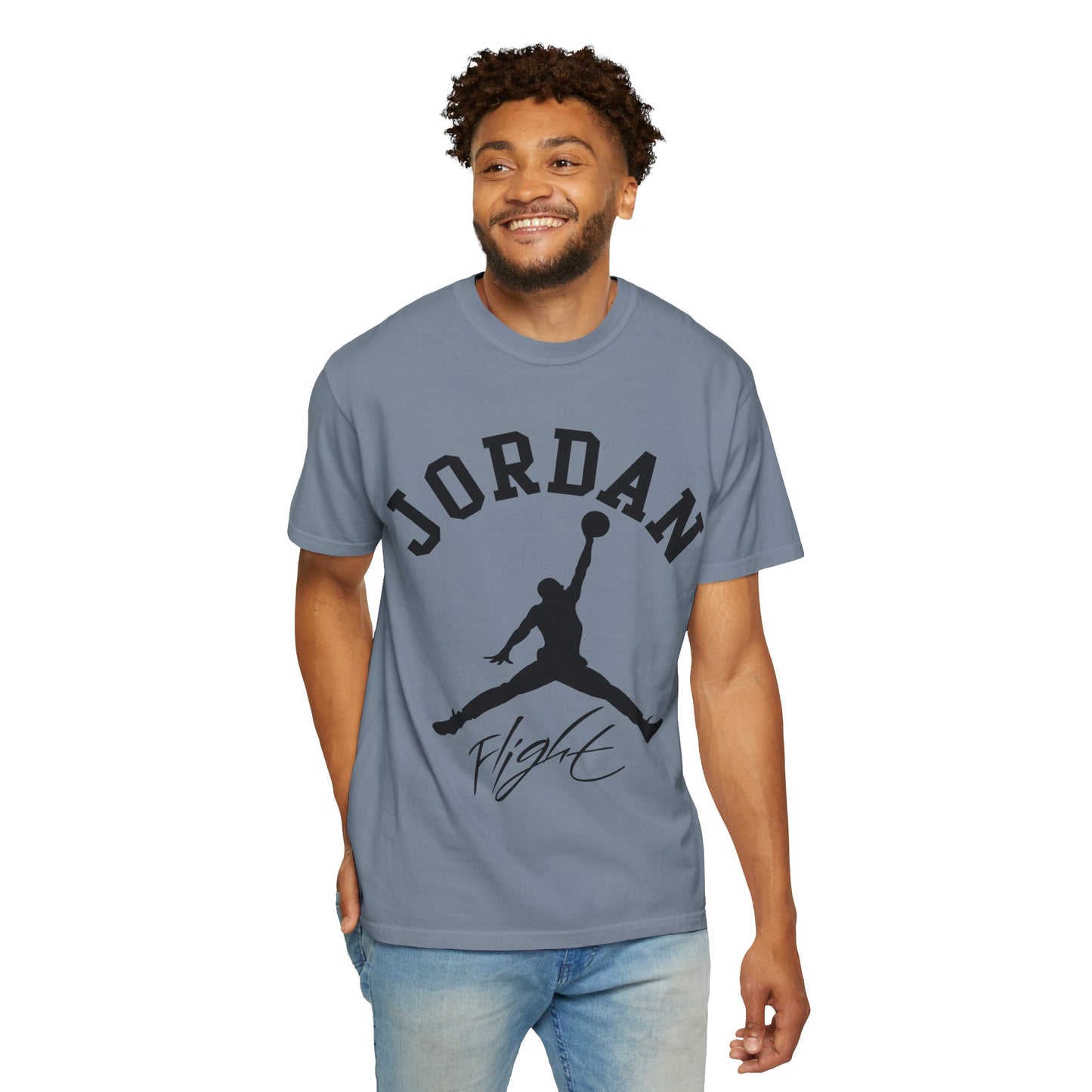 Jordan Flight T‑Shirt — Retro Basketball Logo Tee