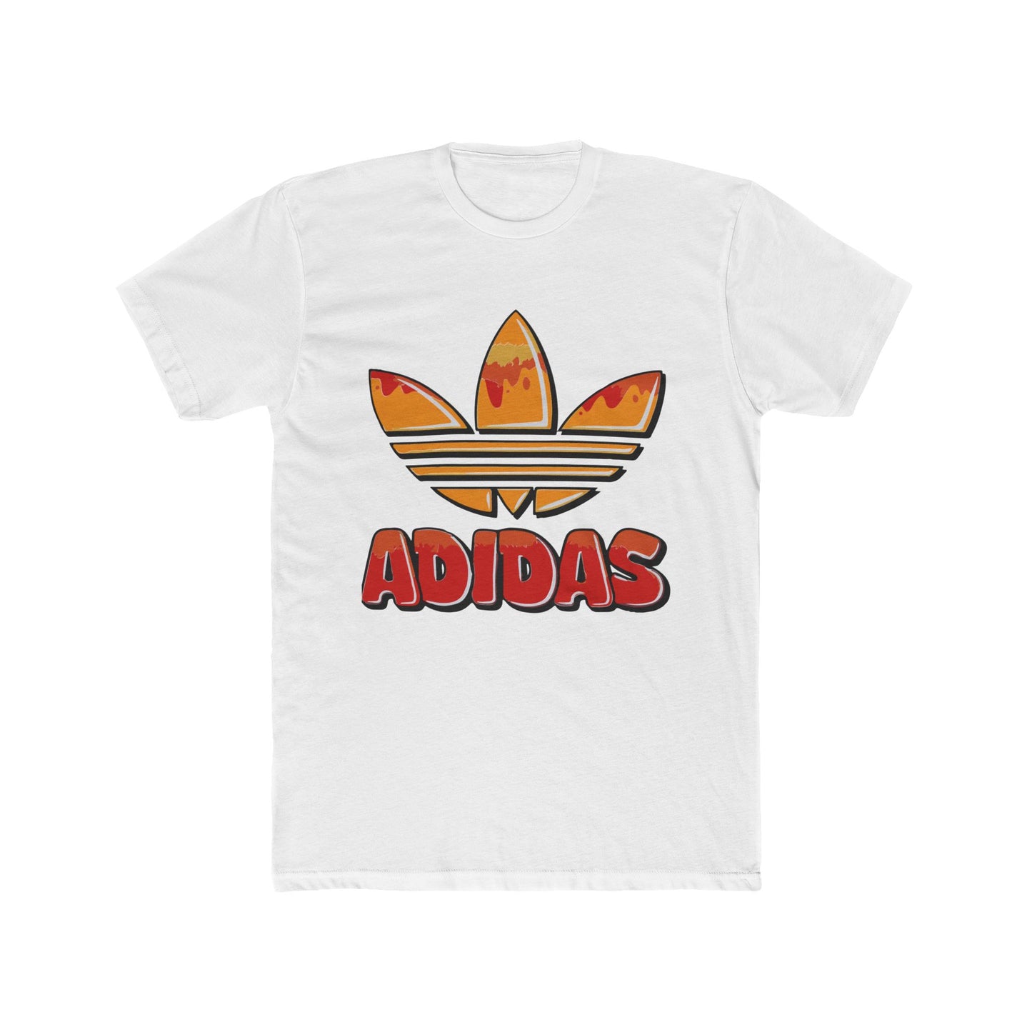 Vintage Flame Adidas Logo T-Shirt