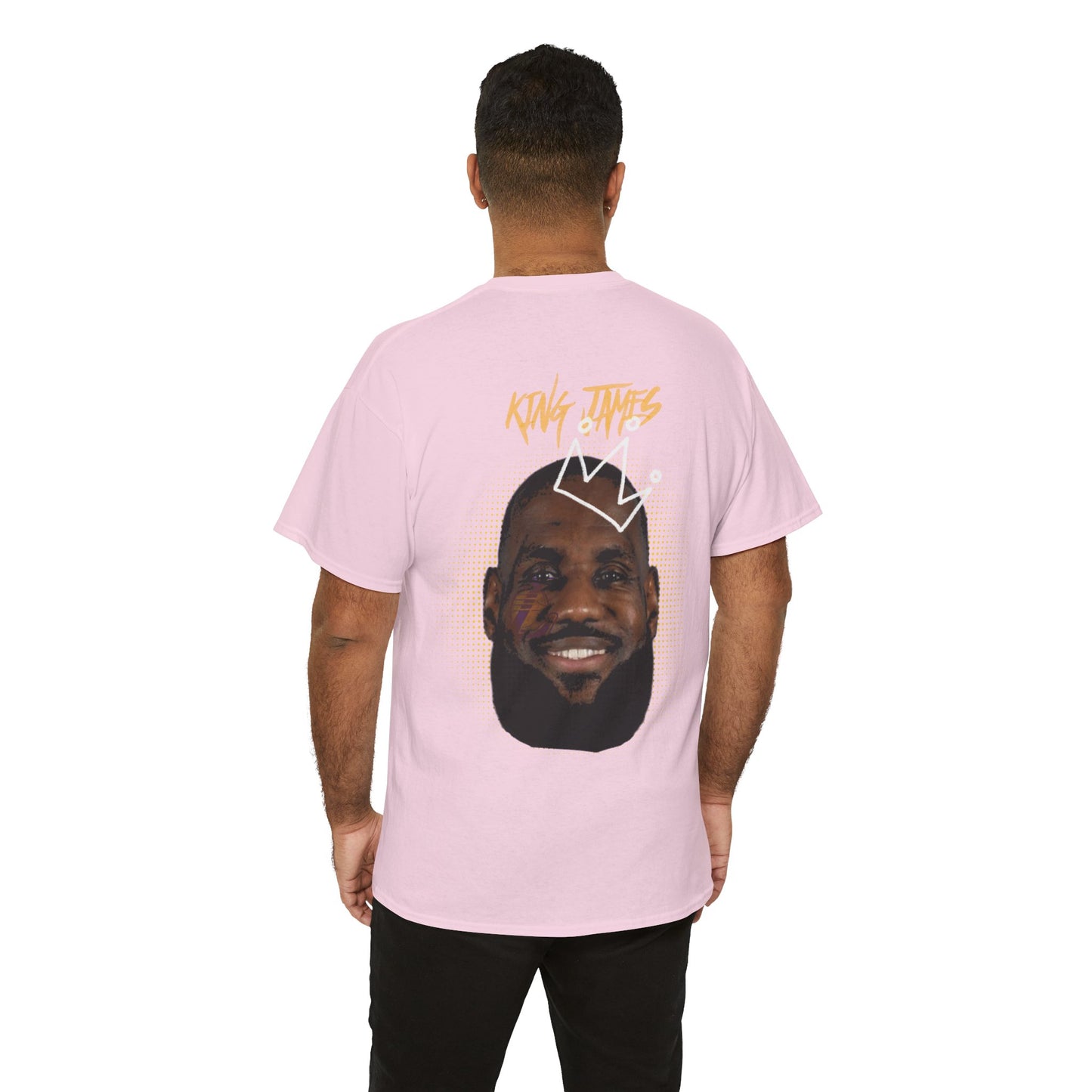 'King'  James Crown Face T-shirt