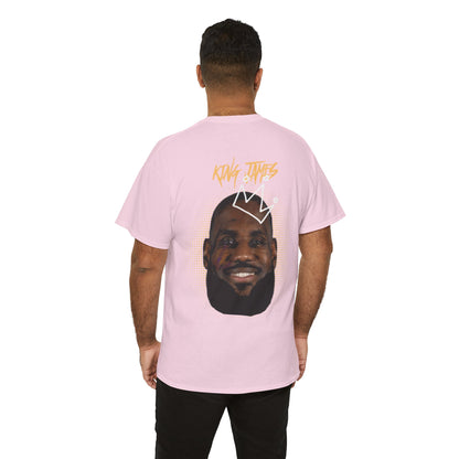 'King'  James Crown Face T-shirt