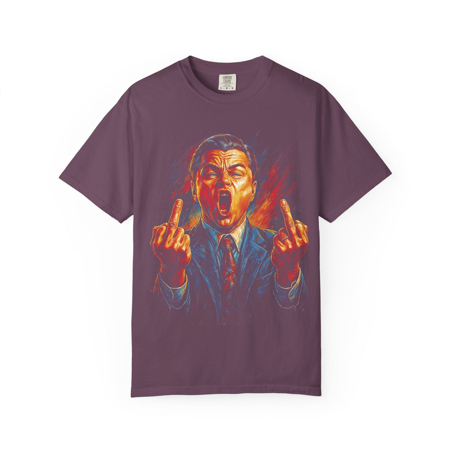 Wolf On Wall Street Middle Finger