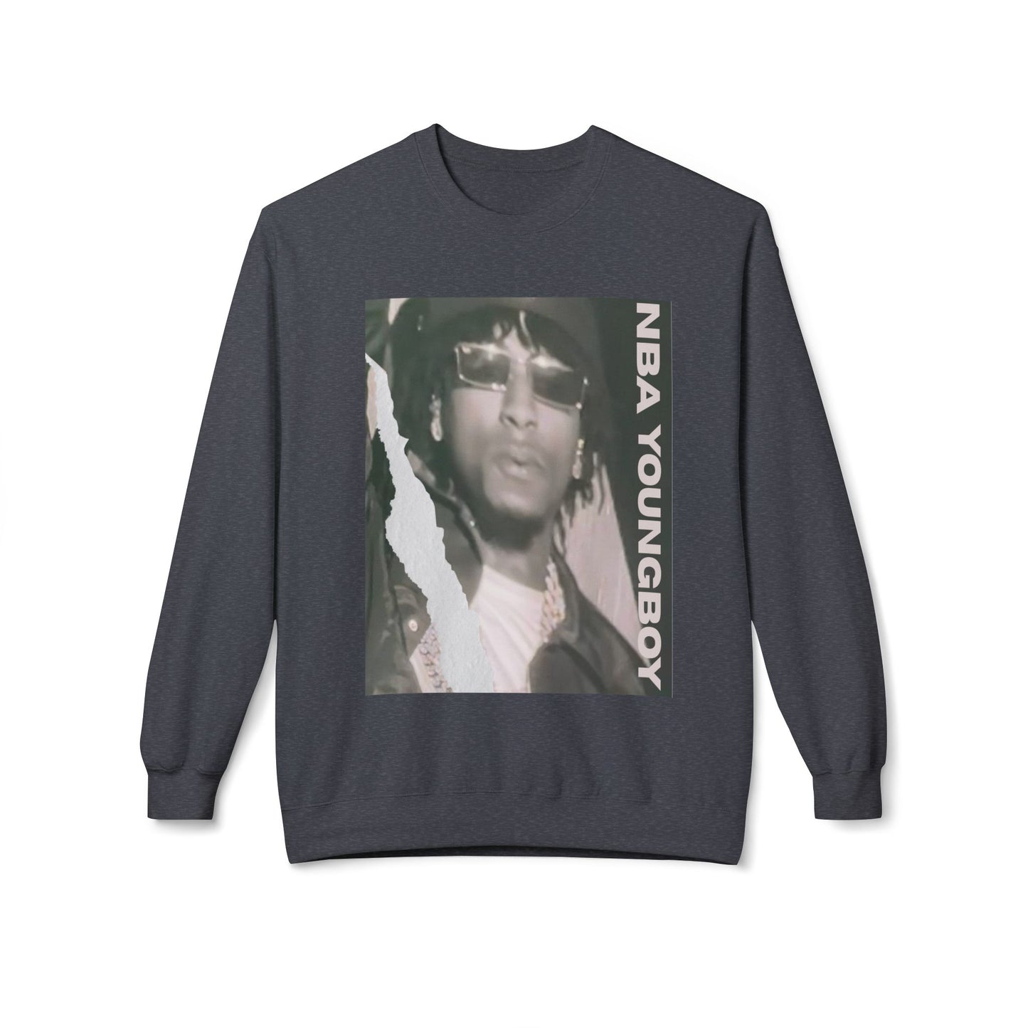 YOUNGBOY Vintage Photo Crewneck Sweatshirt — Keywear custom Graphic