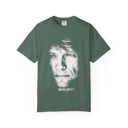 Vintage Rock Portrait T-Shirt — Bon Jovi Graphic Tee