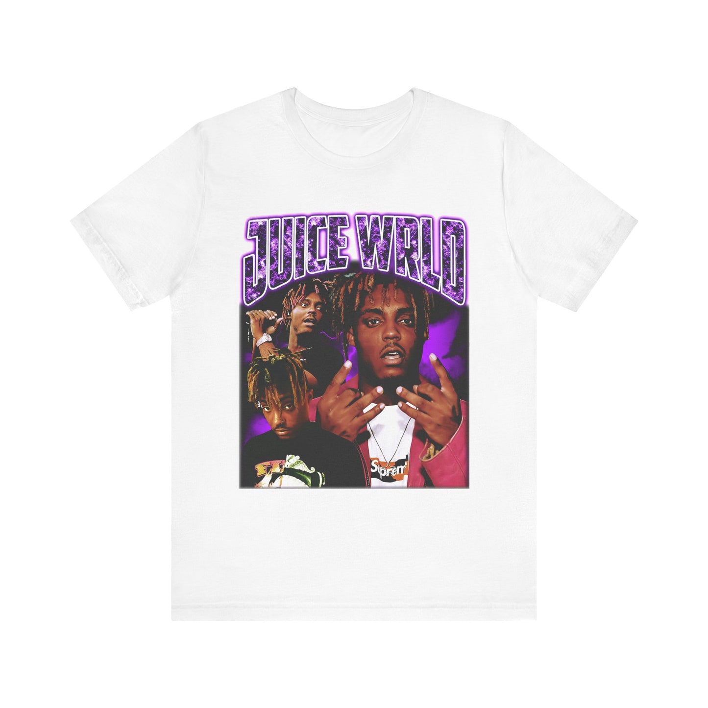 Juice WRLD Unisex Jersey Tee - Retro Graphic T-Shirt for Music Fans
