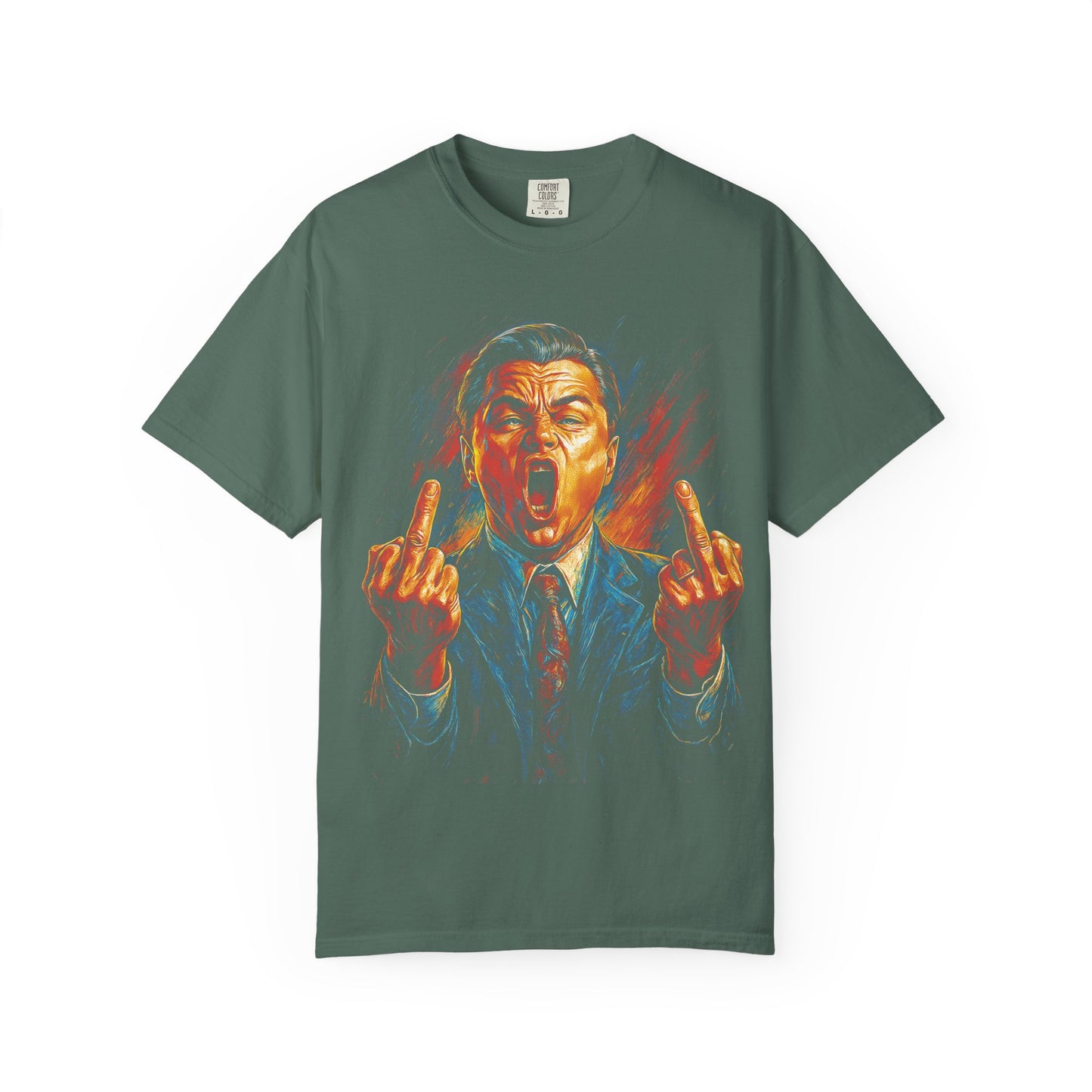 Wolf On Wall Street Middle Finger