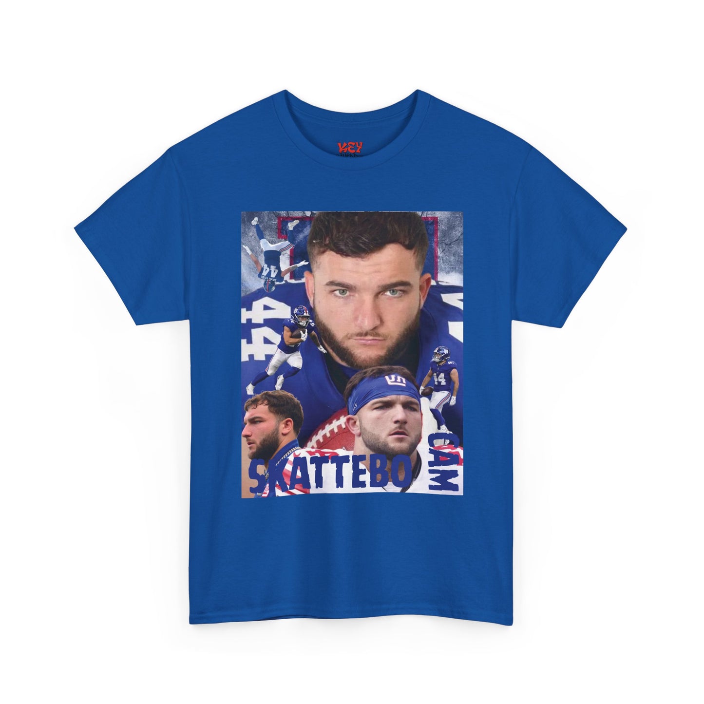 Skatebo Jam Graphic Tee — Retro Collage Skate Portrait T-Shirt