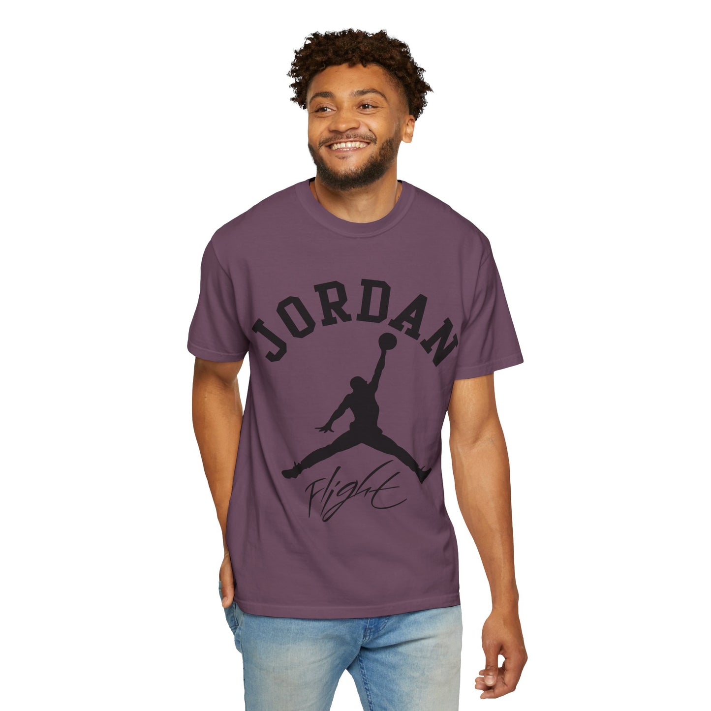 Jordan Flight T‑Shirt — Retro Basketball Logo Tee