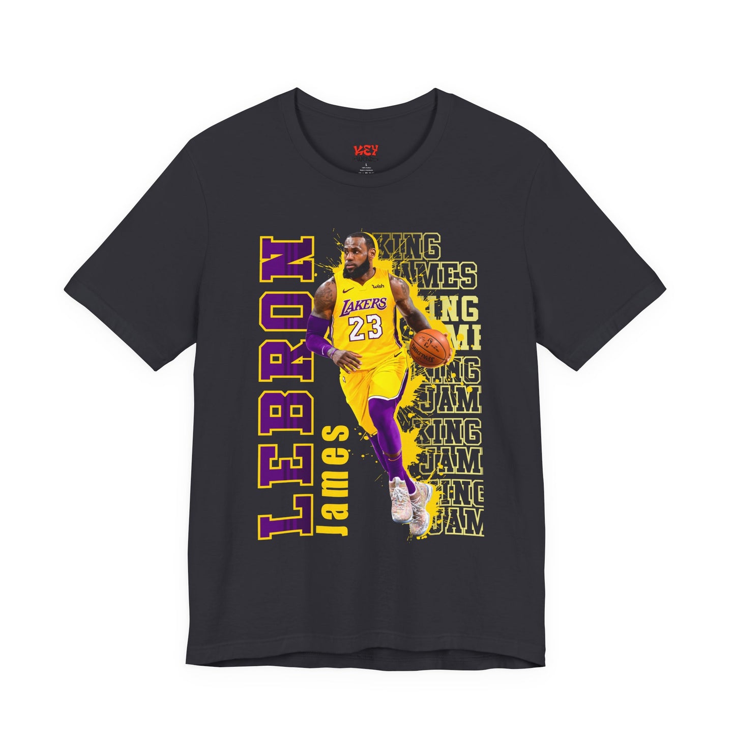 Lebron James Unisex Jersey Tee, Basketball Fan Shirt, Sports Apparel, Gift for Him, Casual Wear, Lakers Merchandise