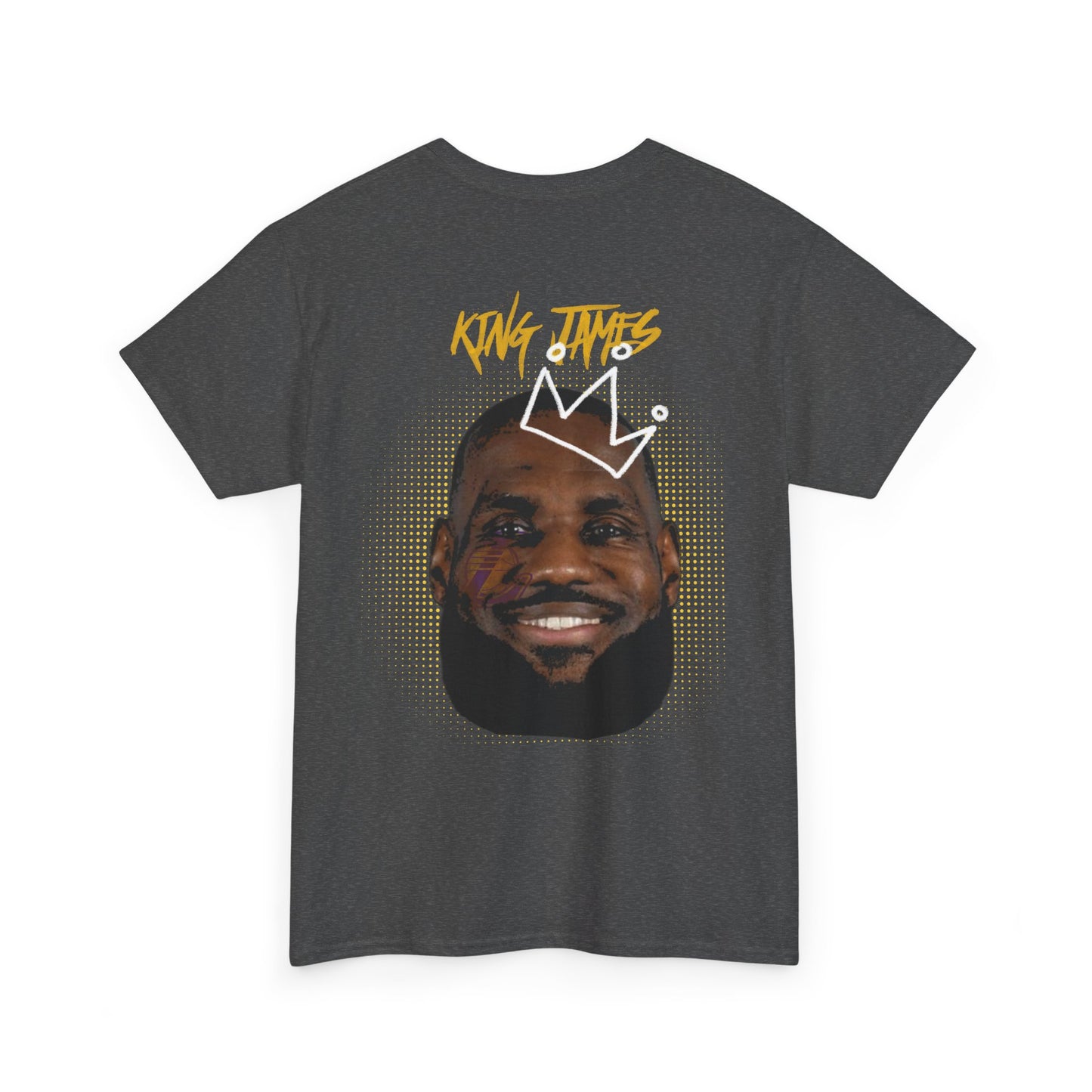 'King'  James Crown Face T-shirt