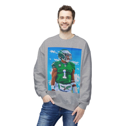 Jalen Hurts Athletic Art Fleece Crewneck Sweatshirt