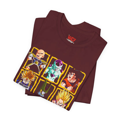 Dragon Ball Z Character Grid T-Shirt