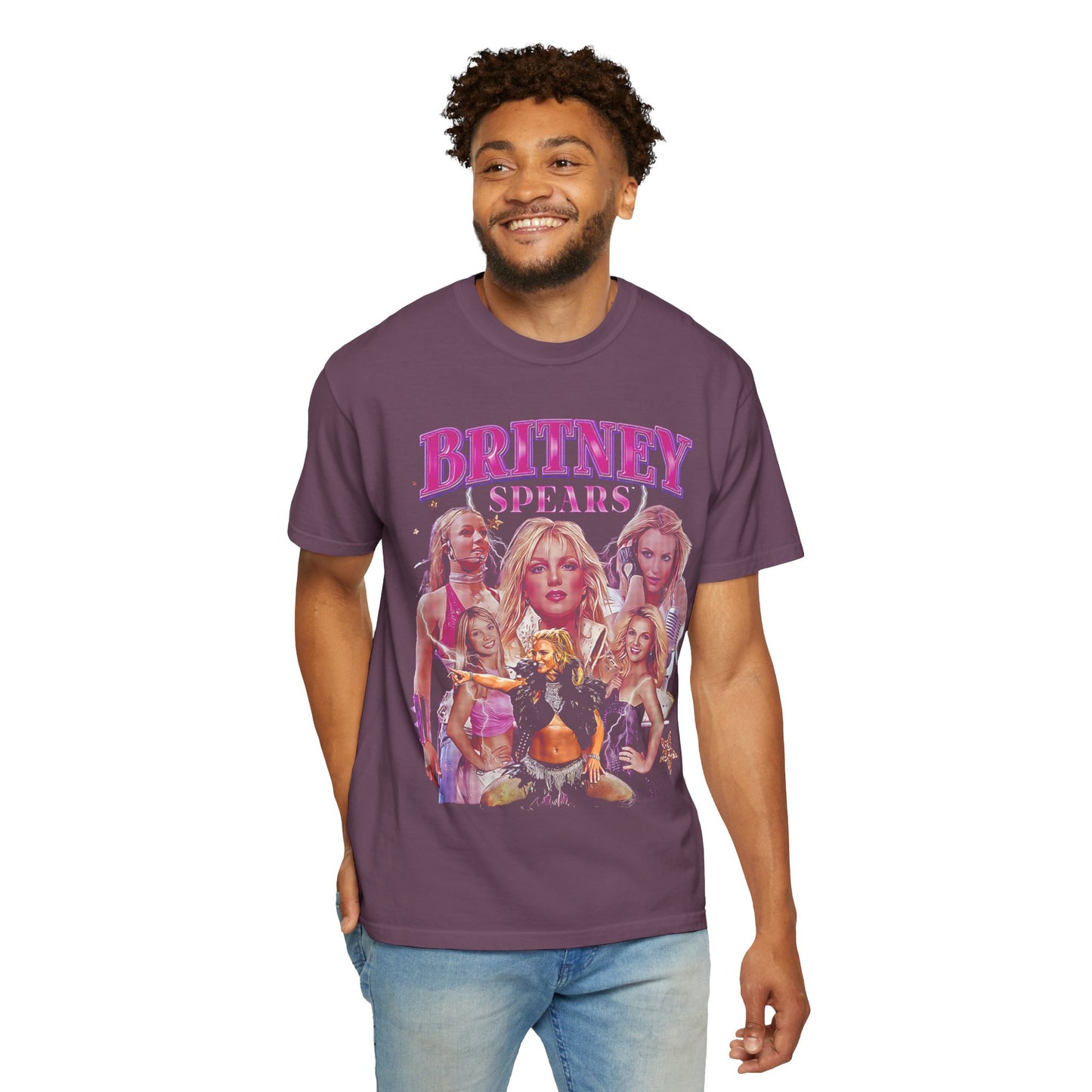 Britney Vintage Pop Star Collage T-Shirt