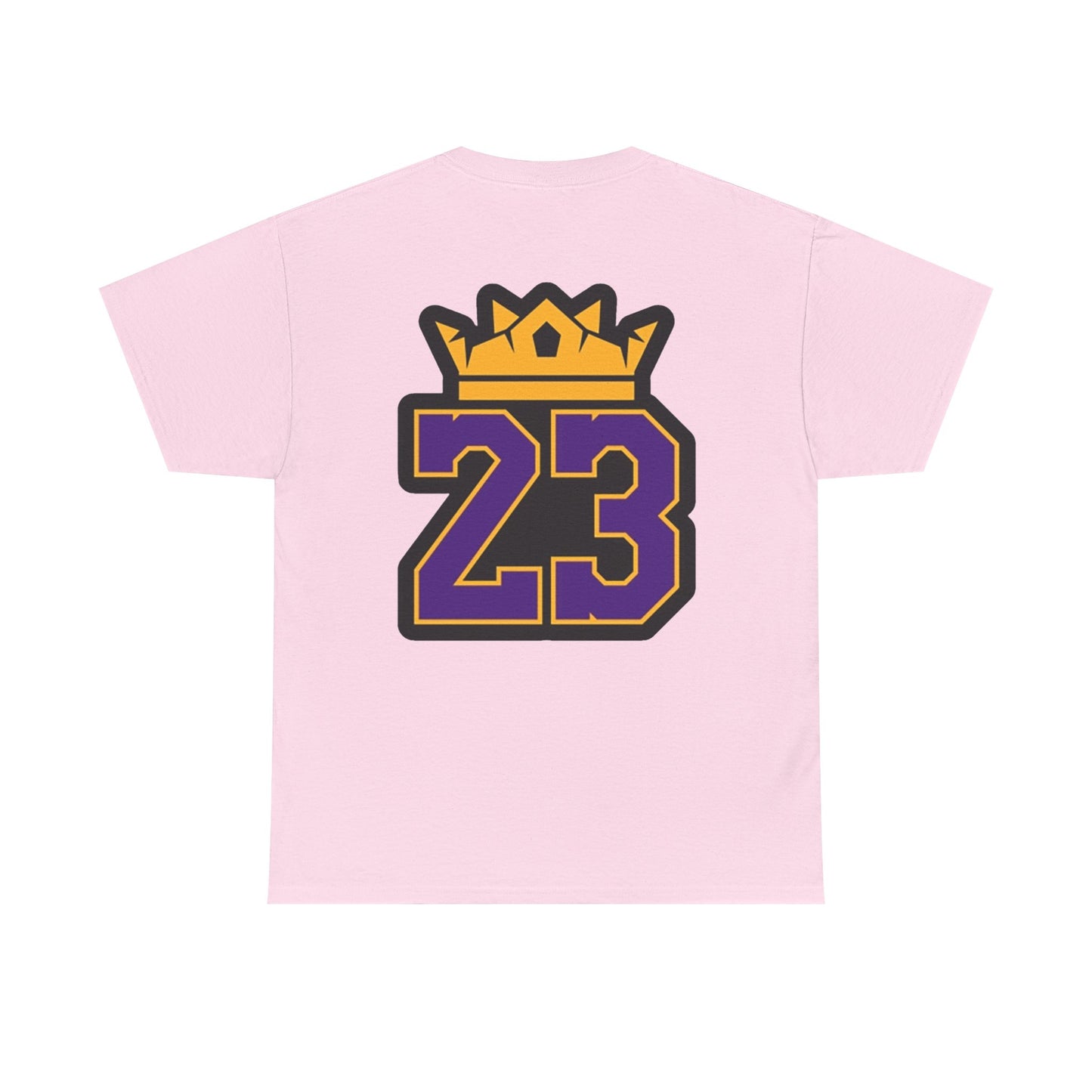 King Crown 23 Tee – Purple & Gold Sports Number Shirt