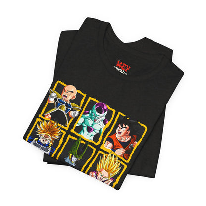 Dragon Ball Z Character Grid T-Shirt