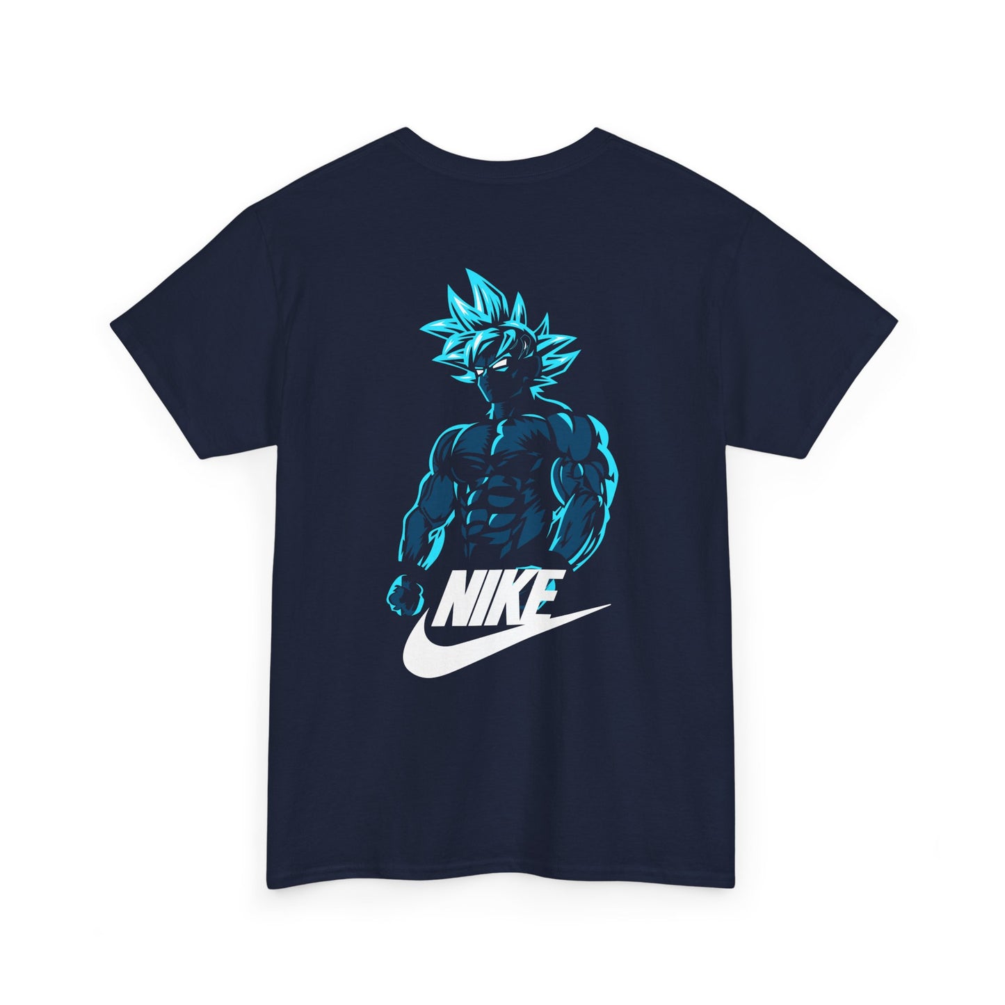 Neon Anime Goku with Nike Swoosh