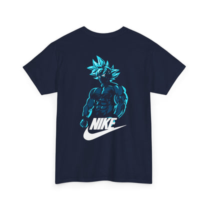 Neon Anime Goku with Nike Swoosh