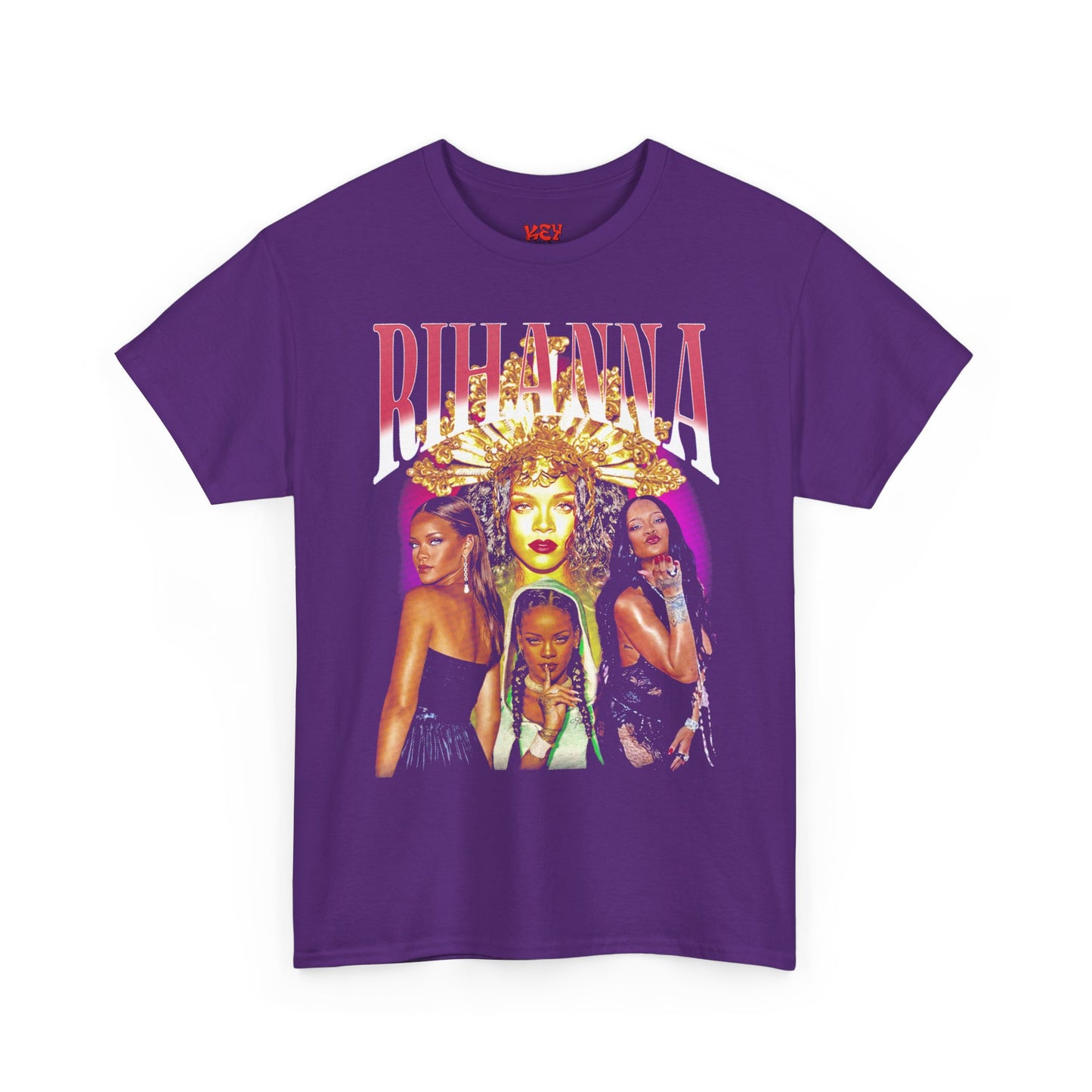 RiRi Graphic Tee — Retro Collage Music Icon Design