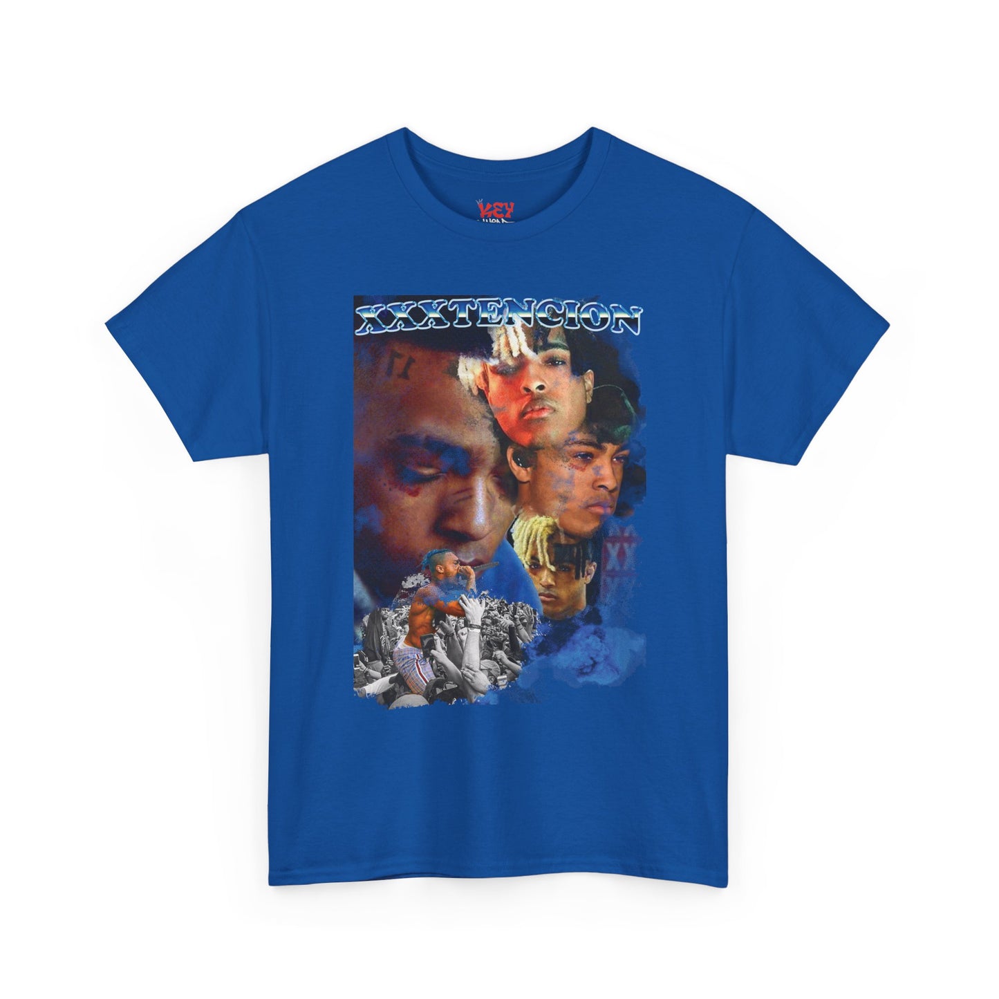 X Graphic Tee - Retro Rap Collage T-Shirt (Portrait Montage Design)